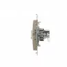 Simon54 Gniazdo komputerowe pojedyncze RJ45 D61.01/44 złoty