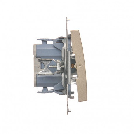 Simon54 Przycisk "dzwonek" z podświetleniem LED DD1L.01/44 złoty