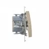 Simon54 Przycisk &#34;dzwonek&#34; z podświetleniem LED DD1L.01/44 złoty