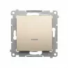 Simon54 Staircase switch with LED illumination DW6L.01/44 gold