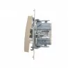 Simon54 Łącznik schodowy z podświetleniem LED DW6L.01/44 złoty