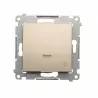 Simon54 Illuminated cross switch DW7L.01/44 gold