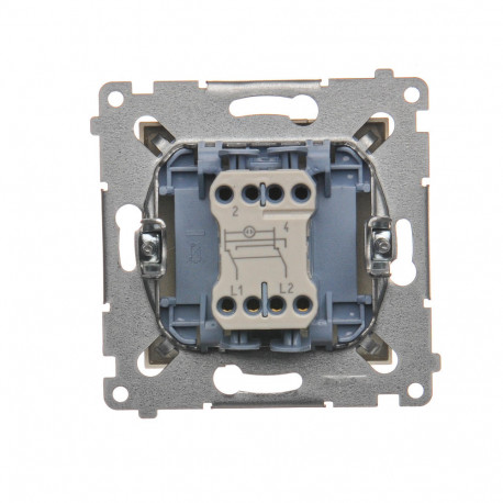 Simon54 Łącznik krzyżowy podświetlany DW7L.01/44 złoty SIMON