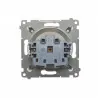 Simon54 Groundless single plug socket DG1Z.01/44 gold