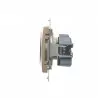Simon54 Groundless single plug socket DG1Z.01/44 gold