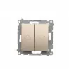 Simon54 Shutter switch DZP1.01/44 gold
