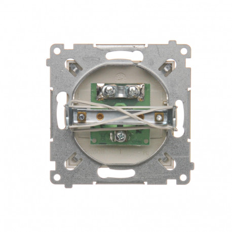 Simon54 Gniazdo antenowe TV pojedyncze końcowe DAK1.01/44 złoty