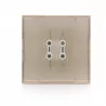 Simon54 Single key switch for switches DKW1/44 gold matt