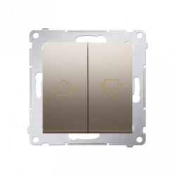 Simon54 Łącznik żaluzjowy z blok. DZW1.01/44 złoty