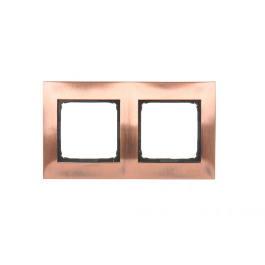 Simon54 DR2/36 double metal frame copper