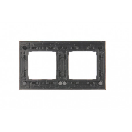 Simon54 Ramka 2-krotna DR2/36 metalowa miedź rusty