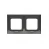 Simon54 2gang frame DR2/46 brown