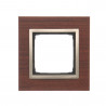 Simon54 Nature 1gang frame DRN1/86 wood golden walnut