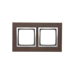 Simon 54 Nature Ramka DRN2/84 drewno srebrne wenge SIMON