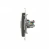 Simon54 Gniazdo telefoniczne pojedyncze RJ12 DT1.01/46 brązowy KONTAKT SIMON