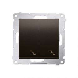 Simon54 Łącznik schodowy podwójny DW6/2.01/46 brązowy