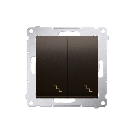 Simon54 Łącznik schodowy podwójny DW6/2.01/46 brązowy