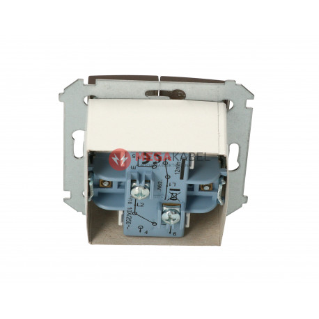 Simon54 Łącznik schodowy podwójny DW6/2.01/46 brązowy