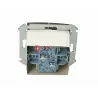 Simon54 double two-way switch DW6/2.01/46 brown