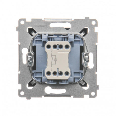 Simon54 Łącznik jednob. podśw. DW1L.01/46 brązowy