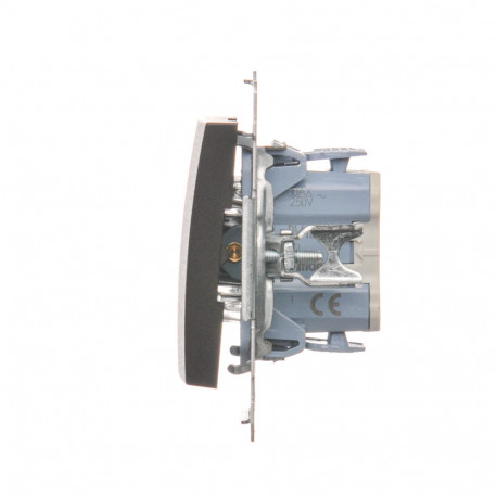 Simon54 Łącznik jednob. podśw. DW1L.01/46 brązowy