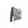 Simon54 Single-pole switch DW1.01/46 brown