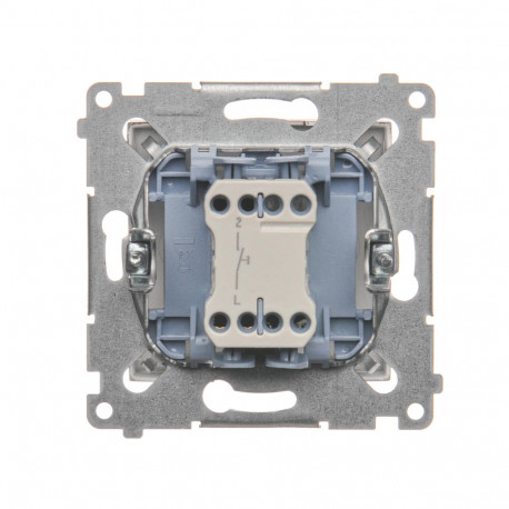 Simon54 przycisk pojedynczy zwierny DP1.01/46 brąz