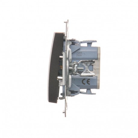 Simon54 Łącznik krzyżowy podświetlany DW7L.01/46 brązowy SIMON