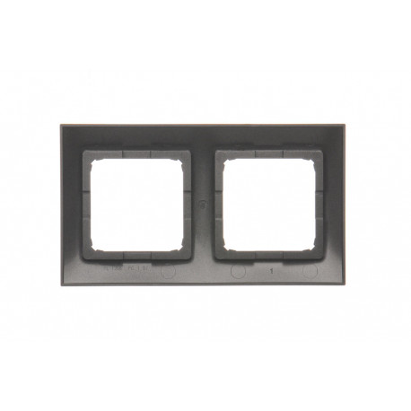 Simon54 Ramka na 2-moduły DR2/48 antracyt