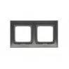 Simon54 2gang frame DR2/48 anthracite