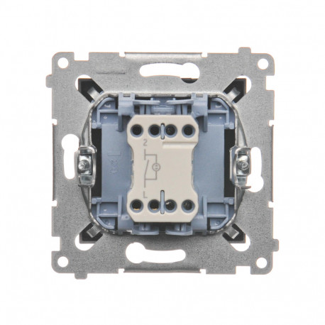 Simon54 Łącznik jednobiegunowy z podświetleniem LED DW1L.01/48 antracyt