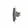 Simon54 Single RJ12 telephone socket DT1.01/48 anthracite