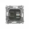 Simon54 Single RJ12 telephone socket DT1.01/48 anthracite