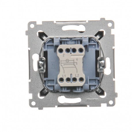 Simon54 Łącznik krzyżowy z podświetleniem DW7L.01/48 antracyt