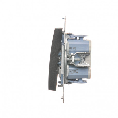 Simon54 Łącznik krzyżowy podwójny podświetlany DW7/2L.01/48 antracyt