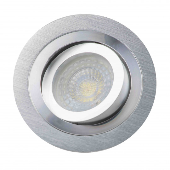 ONYX silver aluminum round ceiling lightLL3807 LUMILIGHT