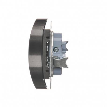 Simon54 Gniazdo podwójne bez uziemienia DG2MZ.01/48 antracyt SIMON