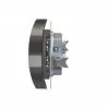 Simon54 Groundless double socket DG2MZ.01/48 anthracite