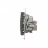 Simon54 R-TV-SAT antenna terminal socket DASK.01/48 anthracite