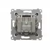 Simon54 R-TV-SAT antenna terminal socket DASK.01/48 anthracite