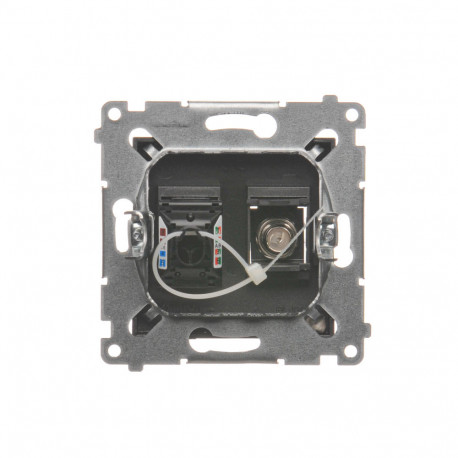 Simon54 Gniazdo SAT+RJ45 k.6 DASFRJ45.01/48 antrac