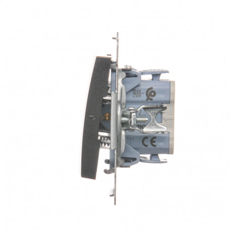 Simon54 Przycisk zwierny podwójny DP2.01/48 antracyt