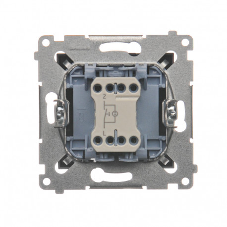 Simon54 Przycisk "dzwonek" z podświetleniem LED DD1L.01/48 antracyt