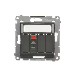 Simon54 Gniazdo głośnikowe pojed. antr DGL31.01/48