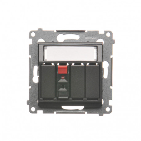 Simon54 Gniazdo głośnikowe pojed. antr DGL31.01/48