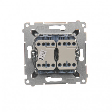 Simon54 Łącznik żaluzjowy 2-kr DZW2.01/48 antracyt