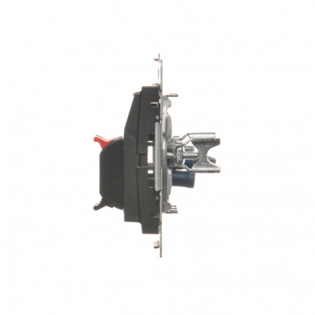 Simon54 Gniazdo głośnikowe 2-krotne z polem opisowym DGL32.01/48 antracyt