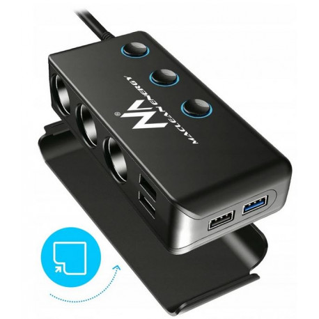 Rozdzielacz gniazda zapaliniczki MCE218 4xUSB Car