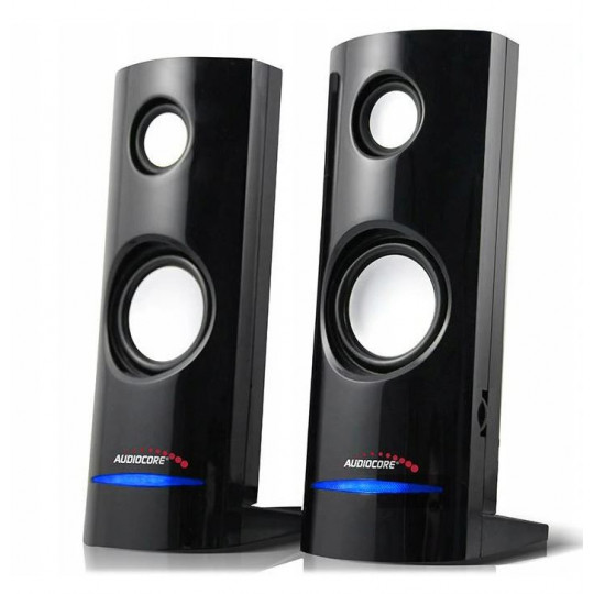 USB computer speakers 8W black AC860 Audiocore