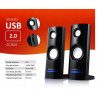 USB computer speakers 8W black AC860 Audiocore